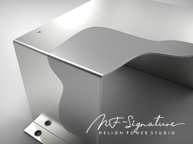 Helion pure silver and anisotropic steel complementary electromagnetic shielding